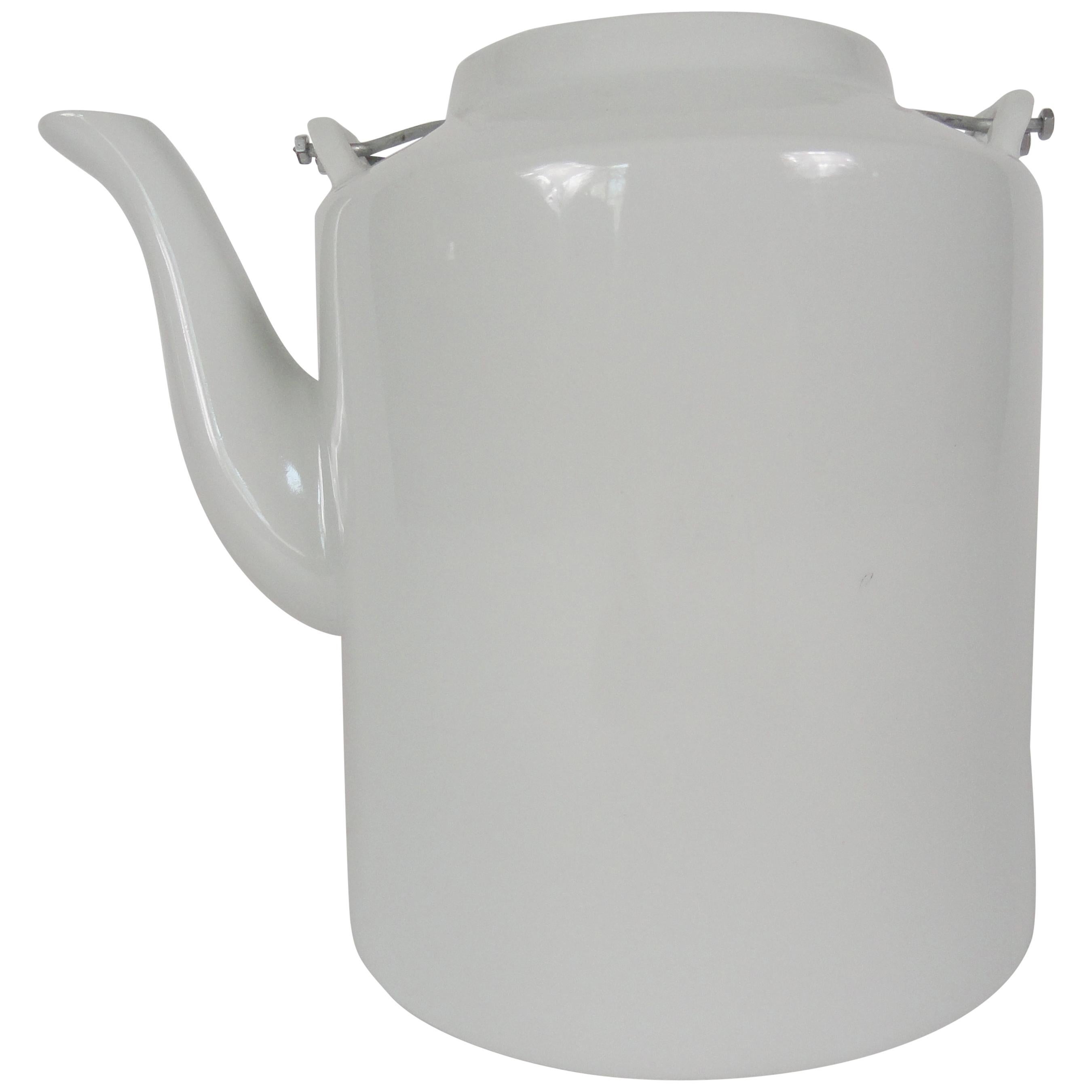 Janus et Cie Contemporary Blanc de Chin Teapot For Sale