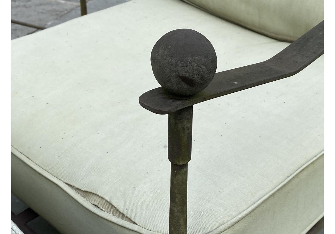 Janus Et Cie Iron Group mit Loungesesseln, Ottomane und Tisch im Angebot 6