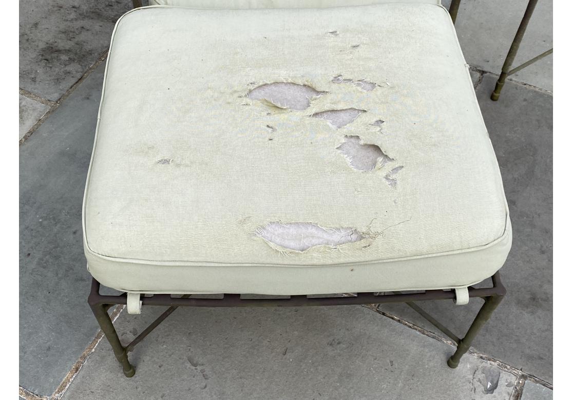 Janus Et Cie Iron Group mit Loungesesseln, Ottomane und Tisch im Angebot 8