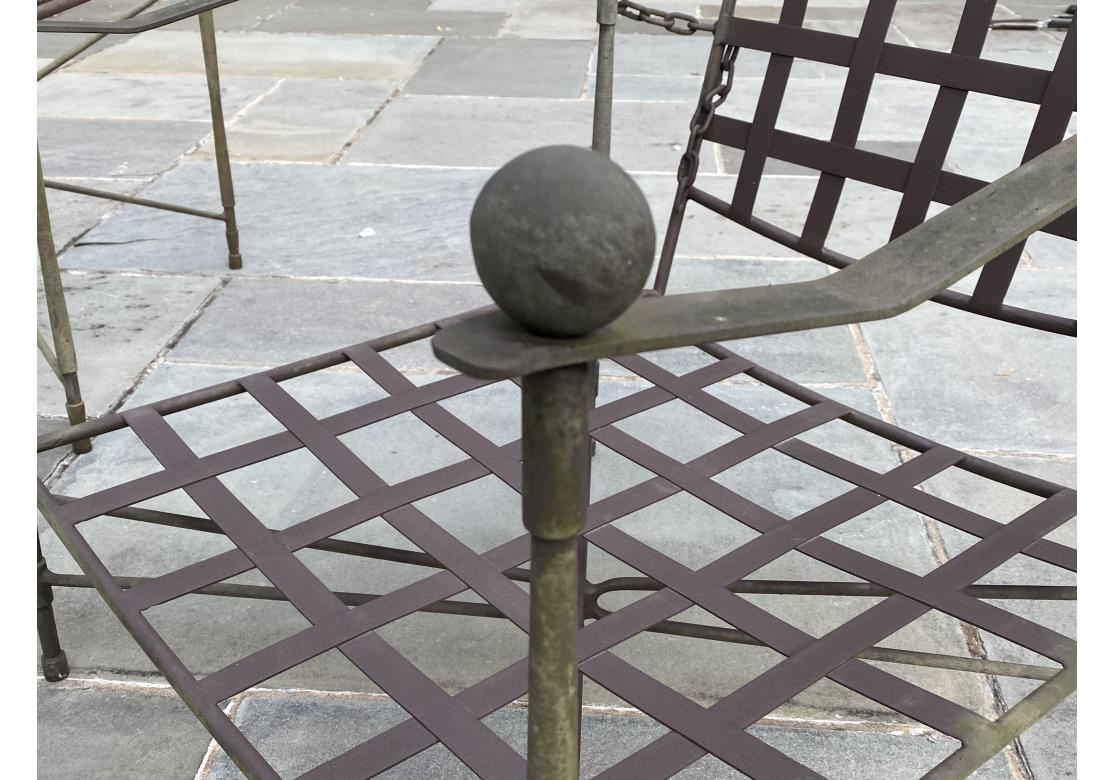 Janus Et Cie Iron Group mit Loungesesseln, Ottomane und Tisch im Angebot 1