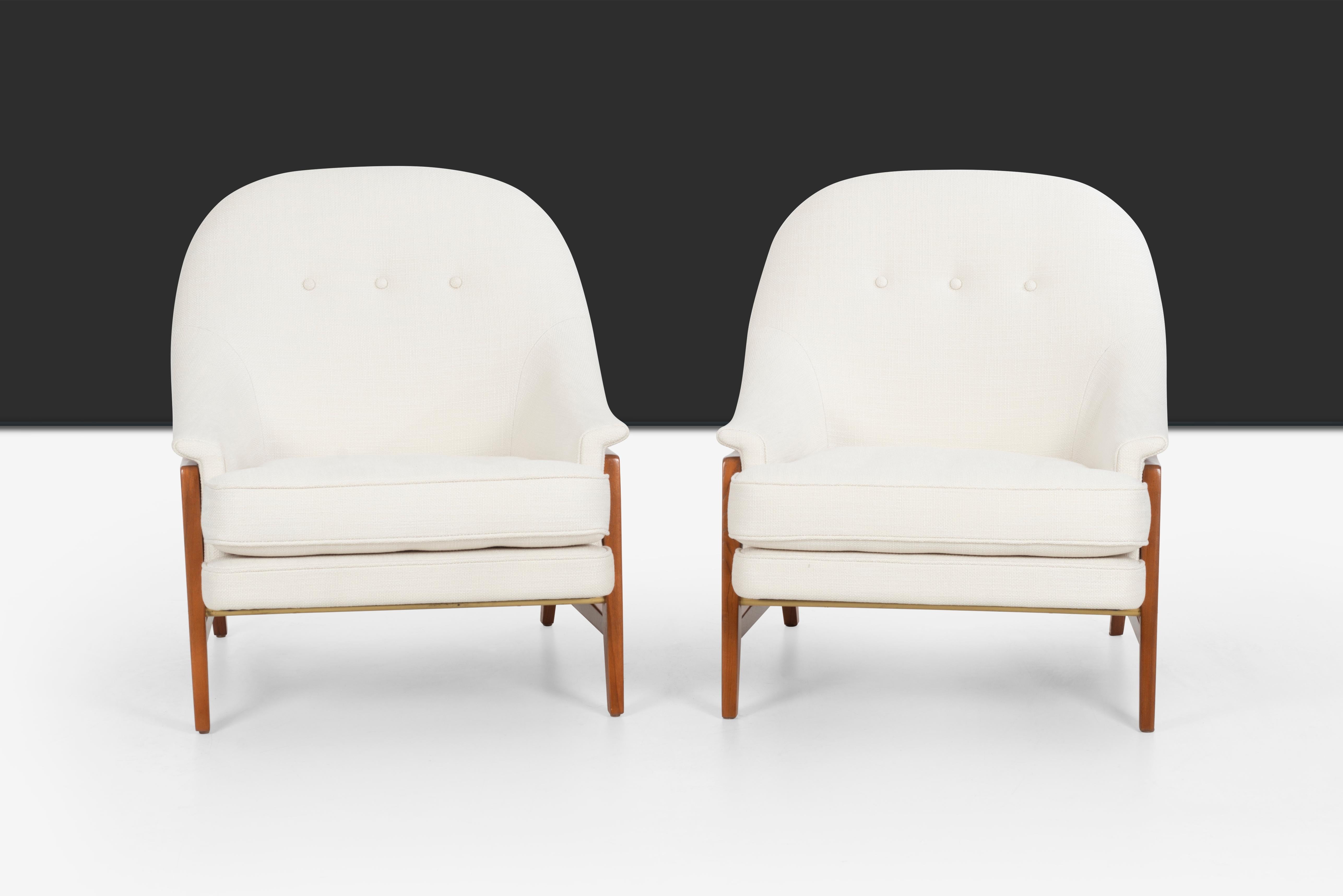 Mid-Century Modern Janus Lounge Chairs by Edward Wormley for Dunbar For Sale