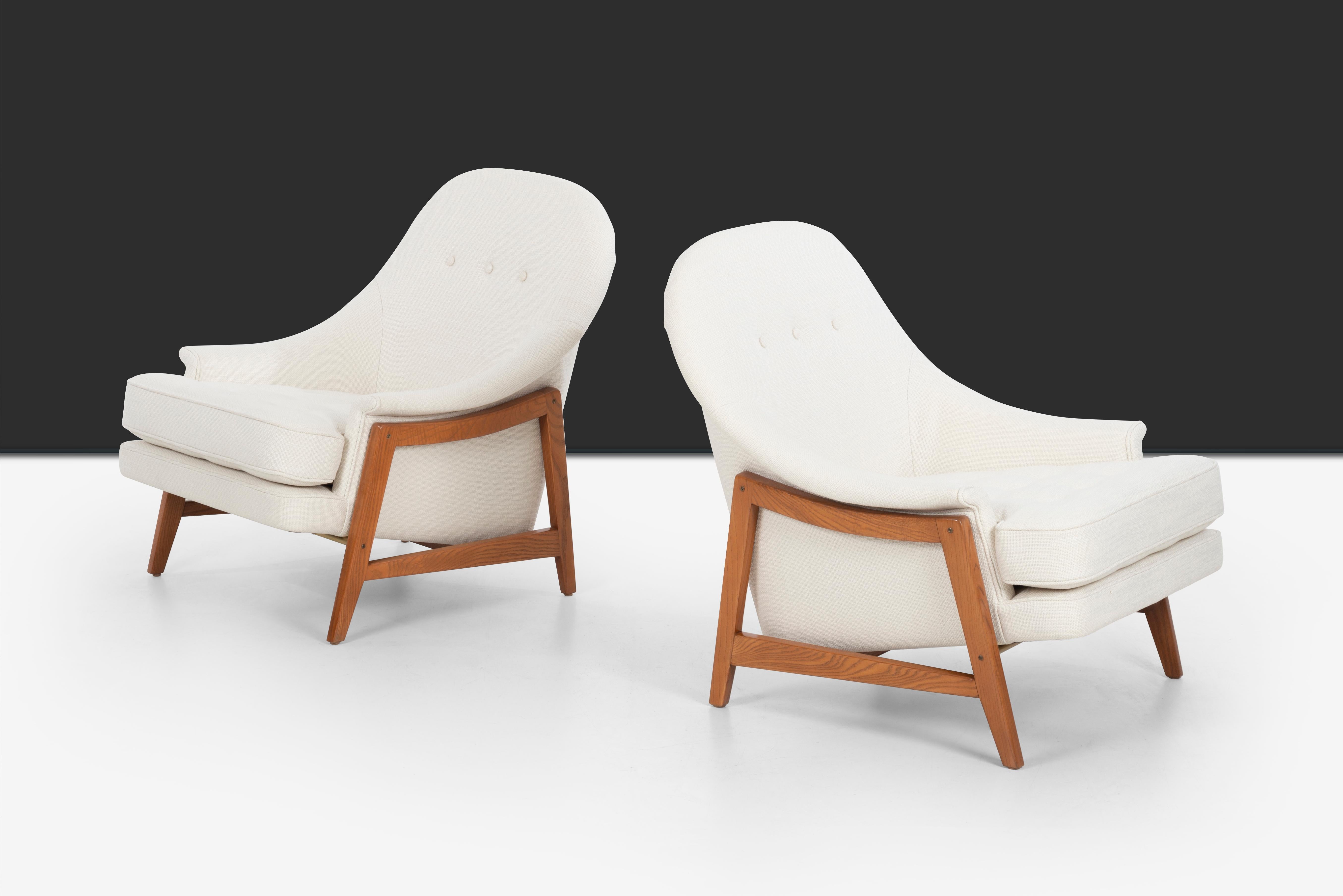 American Janus Lounge Chairs by Edward Wormley for Dunbar For Sale