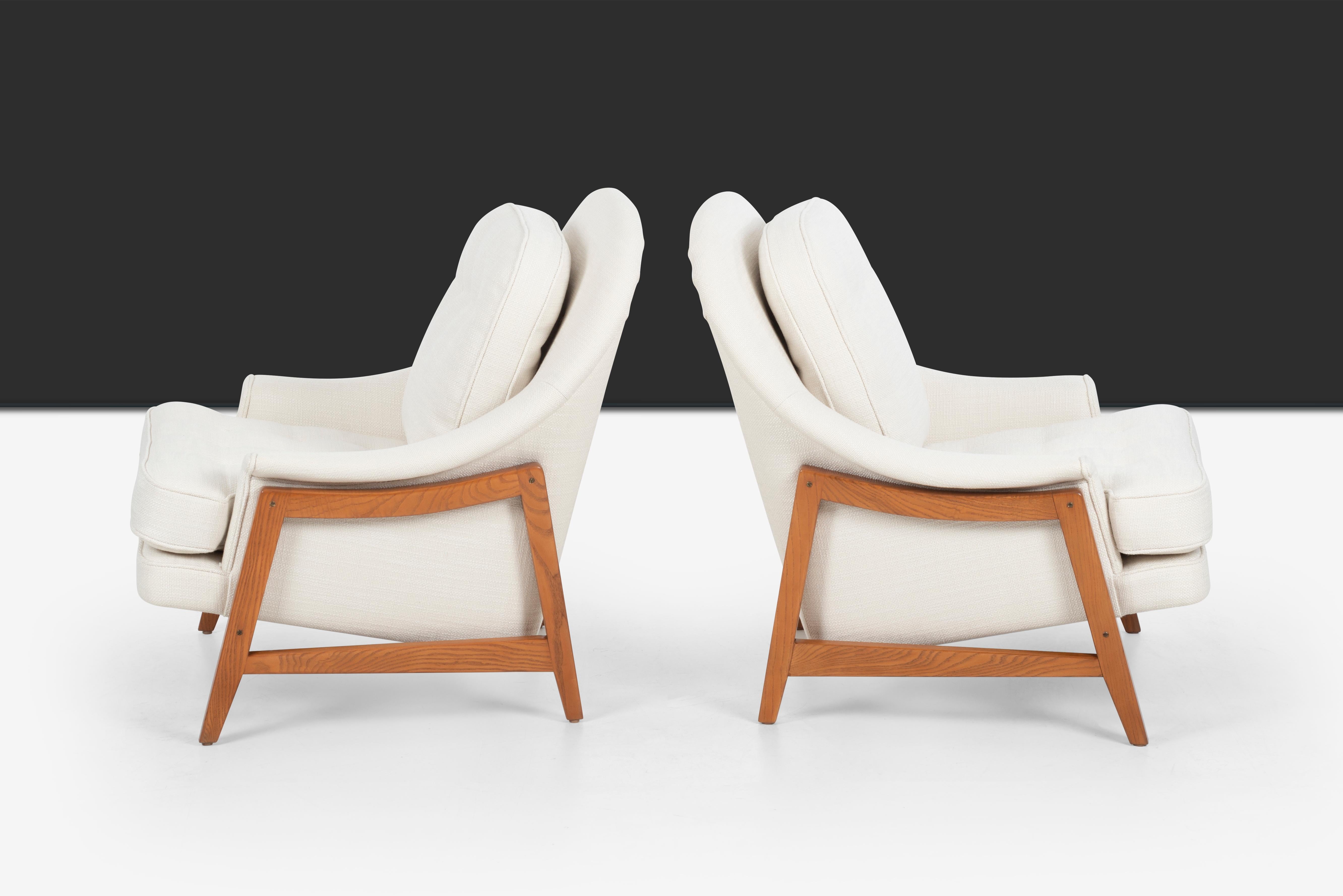 Mid-20th Century Janus Lounge Chairs by Edward Wormley for Dunbar For Sale