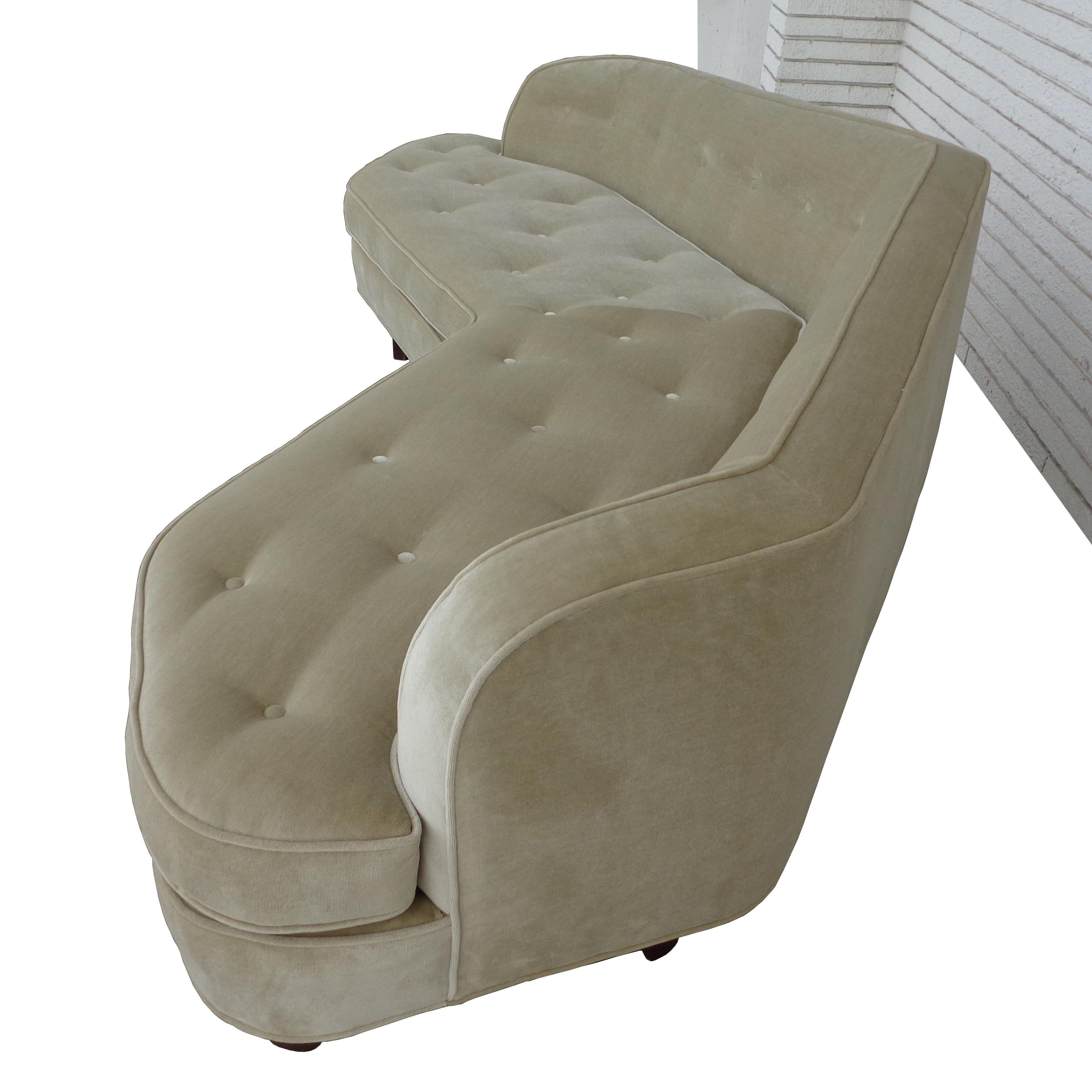 Mid-Century Modern Janus Sofa #6329 by Edward Wormley for Dunbar