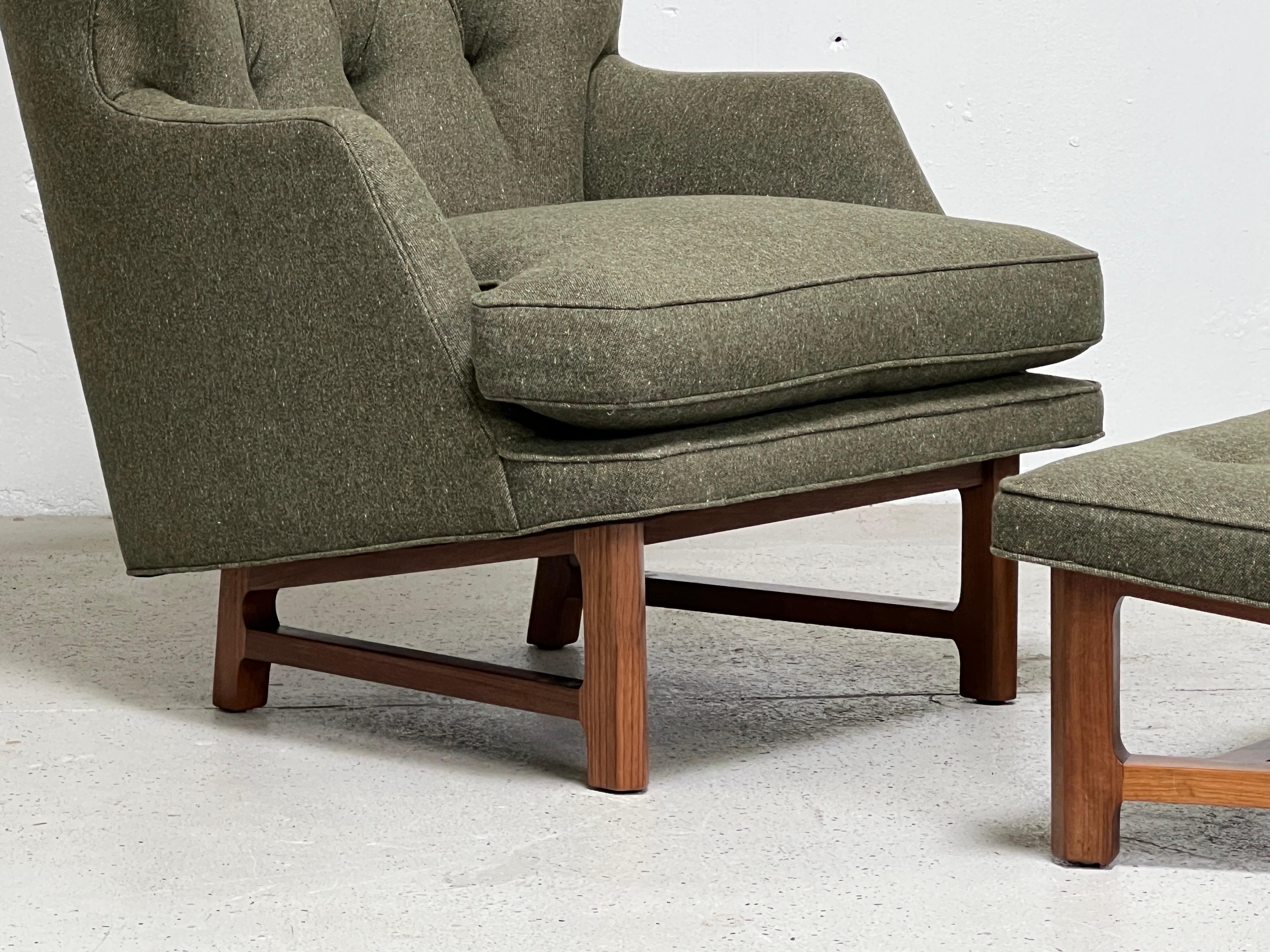 Janus Wing Chair and Ottoman by Edward Wormley for Dunbar 9
