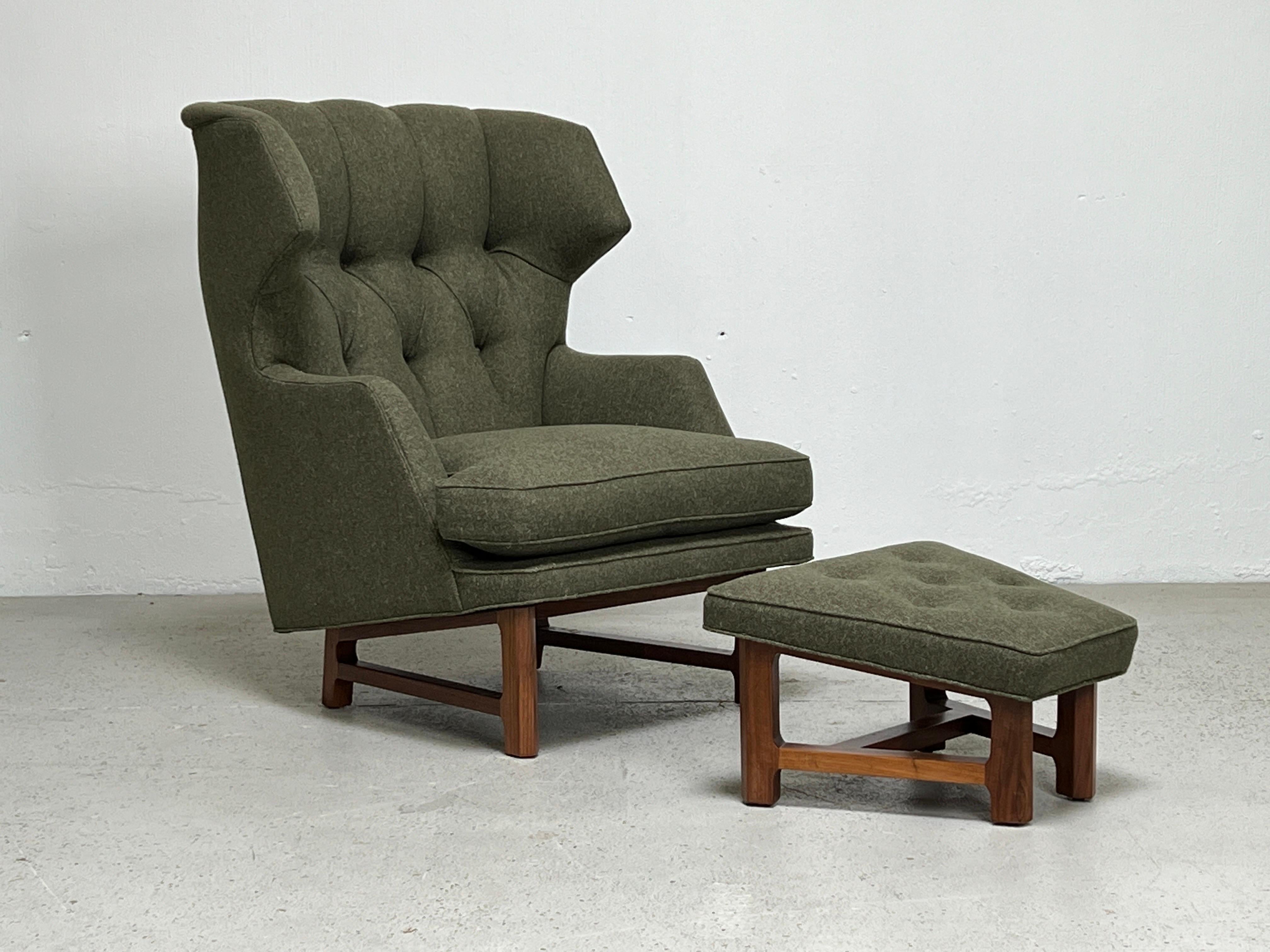 Janus Wing Chair and Ottoman by Edward Wormley for Dunbar 10