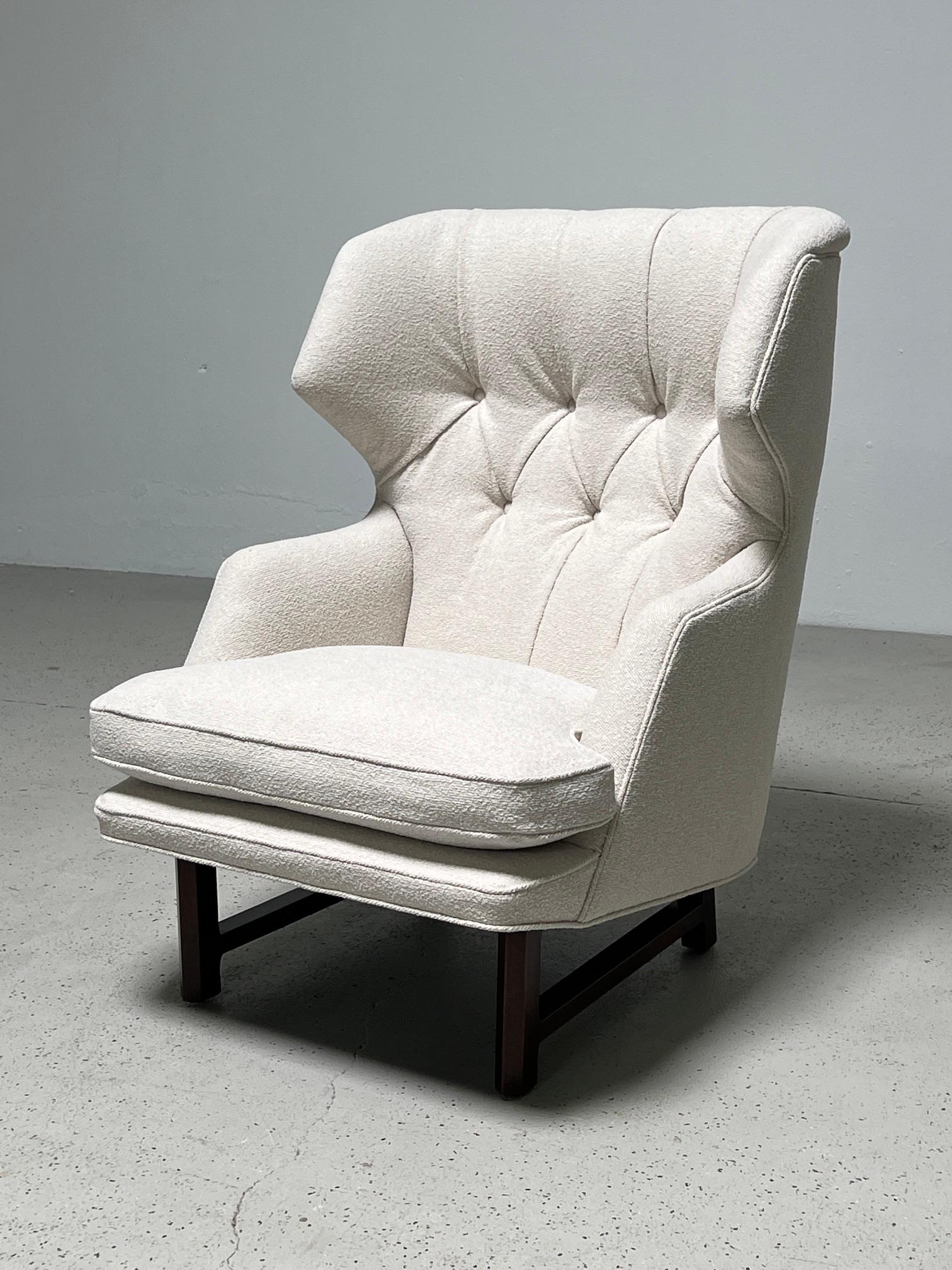 Janus Wing Chair and Ottoman by Edward Wormley for Dunbar 3