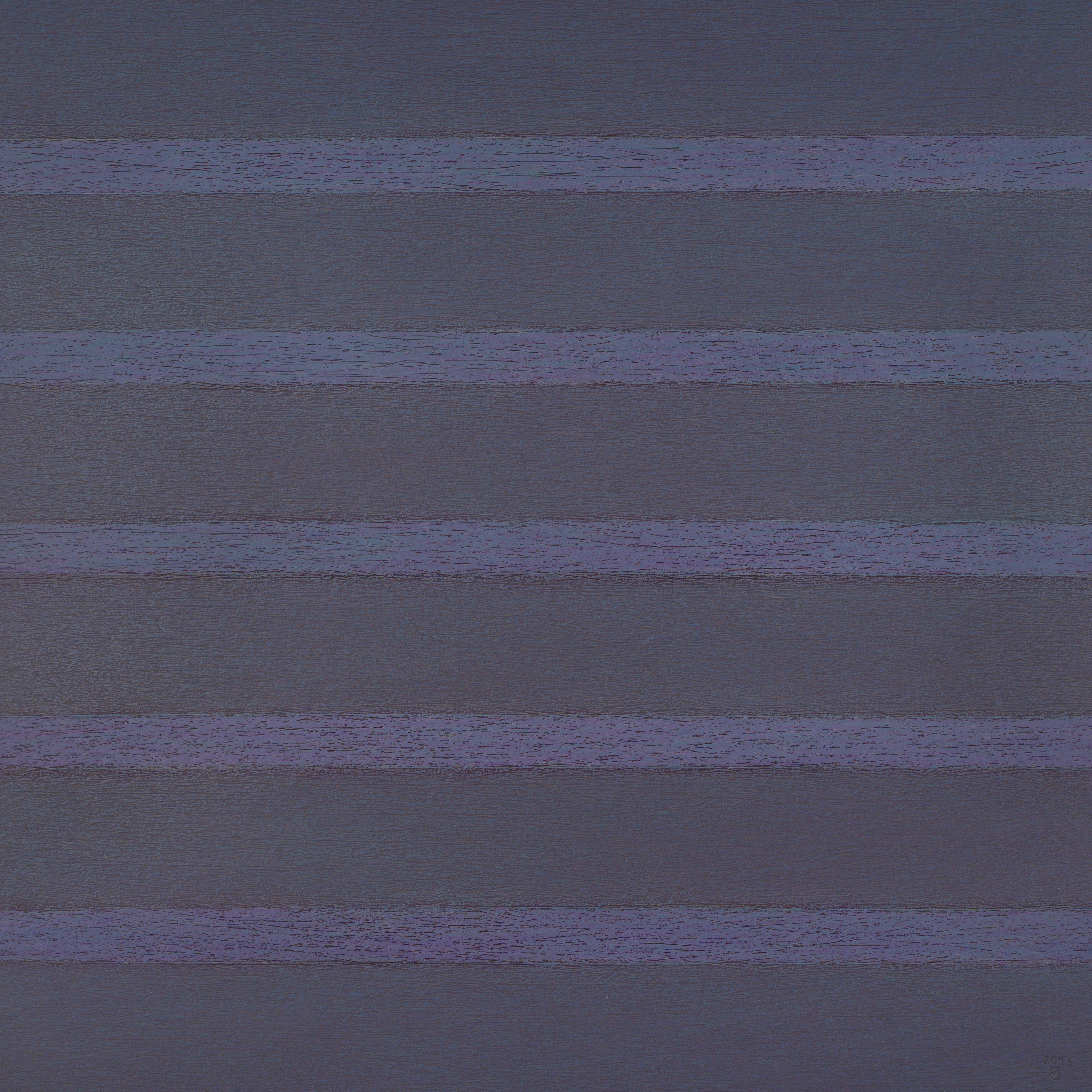 5 Linien - 3 - zeitgenössisches, abstraktes, pastellfarbenes Ölgemälde, gerahmt (Grau), Abstract Drawing, von Janusz Kokot