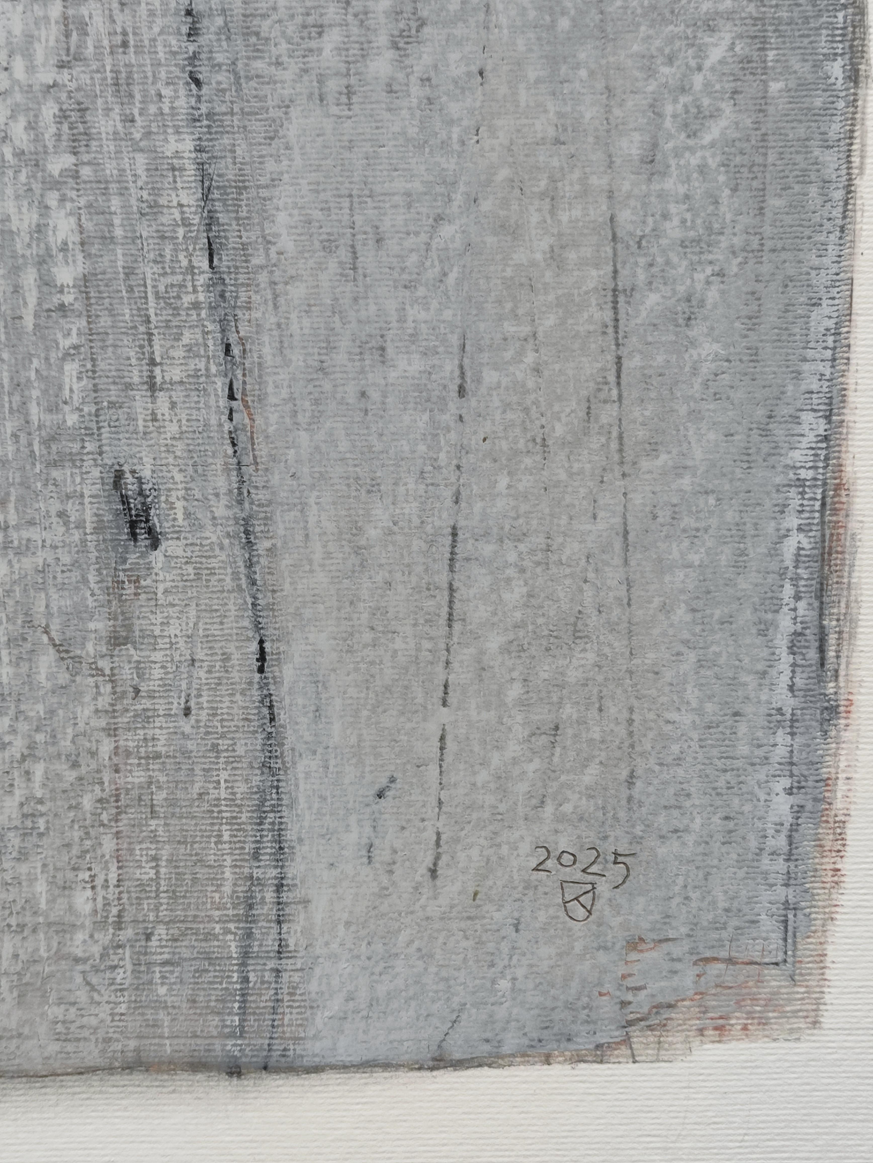 Zitat 9 von Willem Claesz Heda - Zeitgenössische Ölpastellmalerei (Grau), Figurative Art, von Janusz Kokot