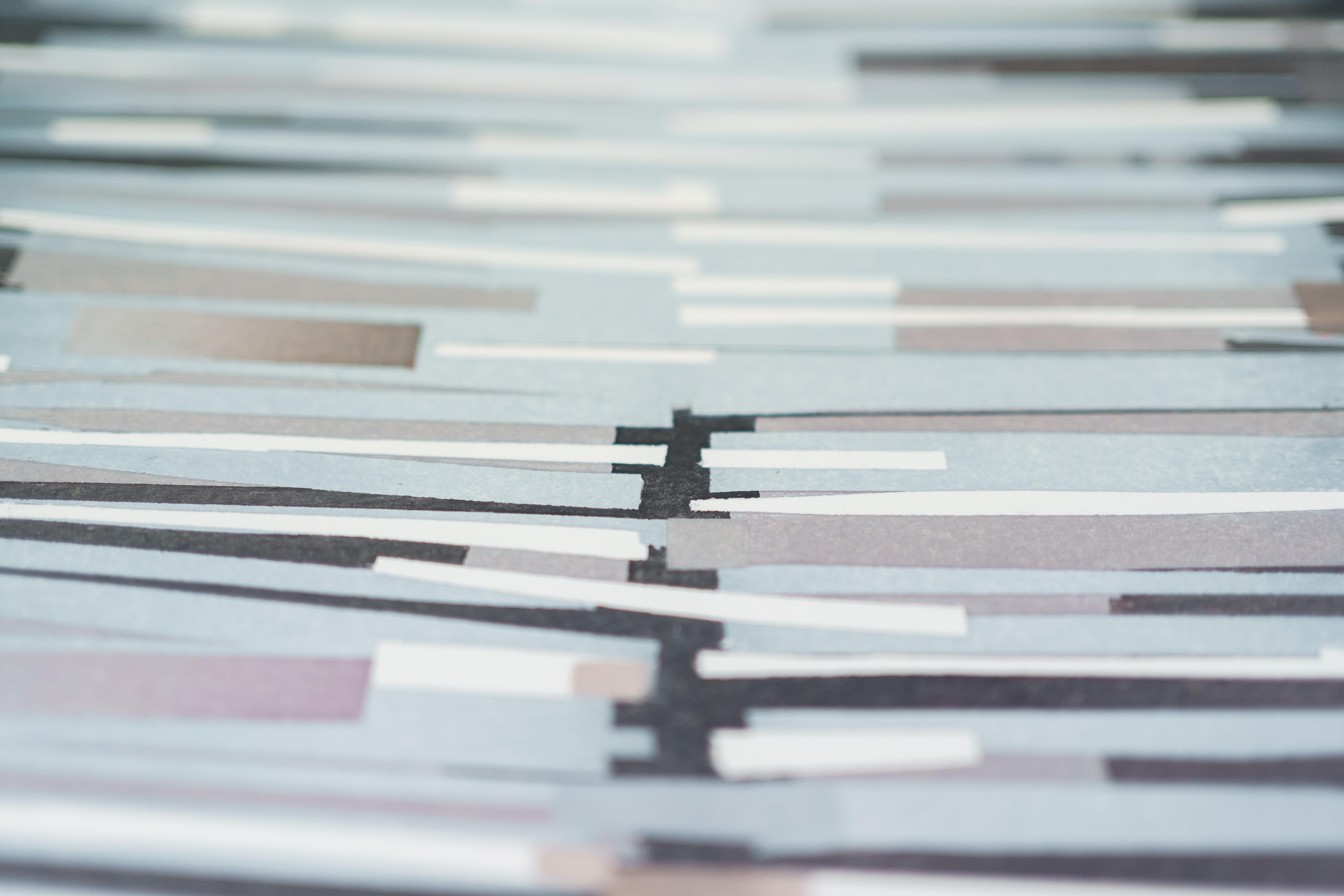 DEUX TENTES  - Peinture à l'huile abstraite contemporaine au pastel, tons radieux 1