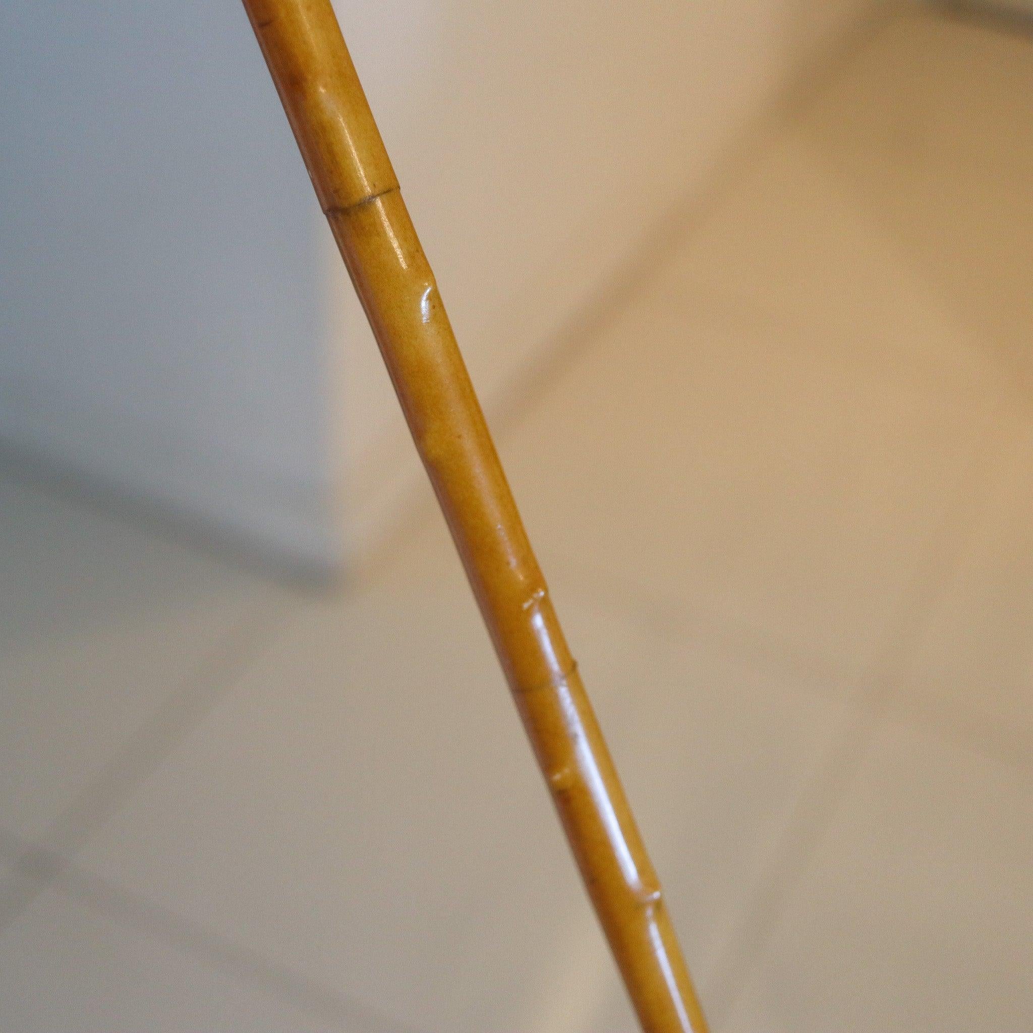 Hand-Carved JAPAN 1880 Meiji Highly Detailed Walking Cane With Monkeys In a Bamboo Forest For Sale