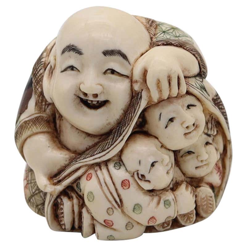 Ivory Netsuke - 31 For Sale on 1stDibs | how much are ivory netsuke ...