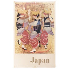 „Japan“ Japanisches A1-Plakat aus den 1960er Jahren