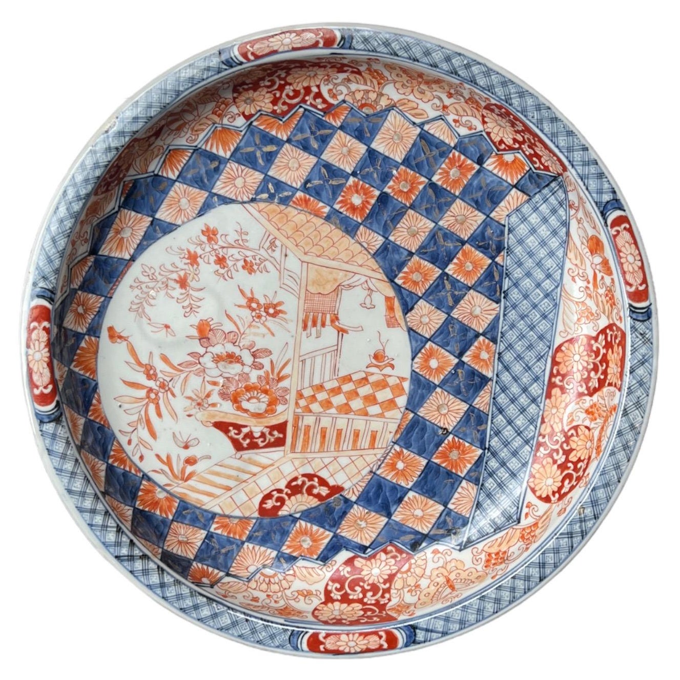 Japon, chargeur Imari de la fin du XVIIIe siècle, période Edo