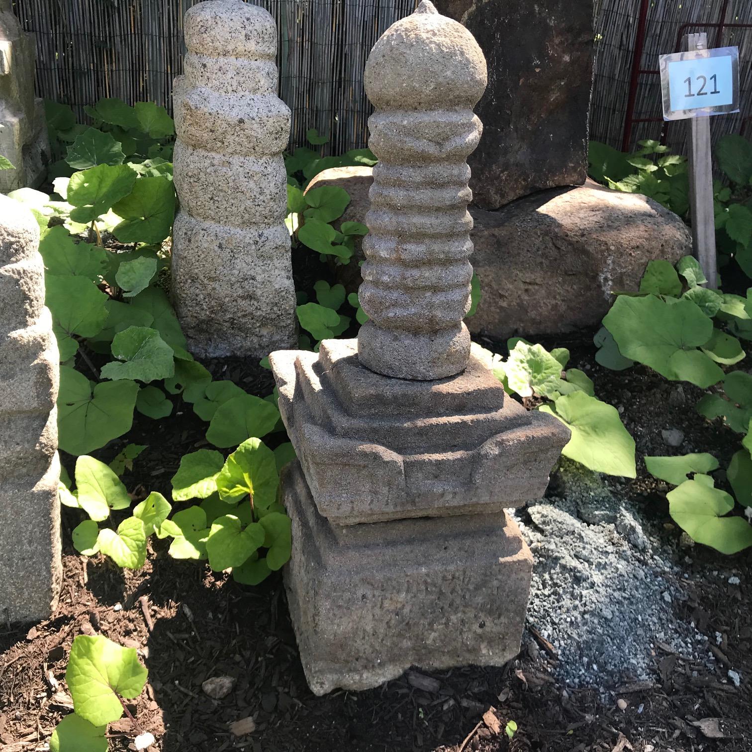 An important and early stone pagoda 