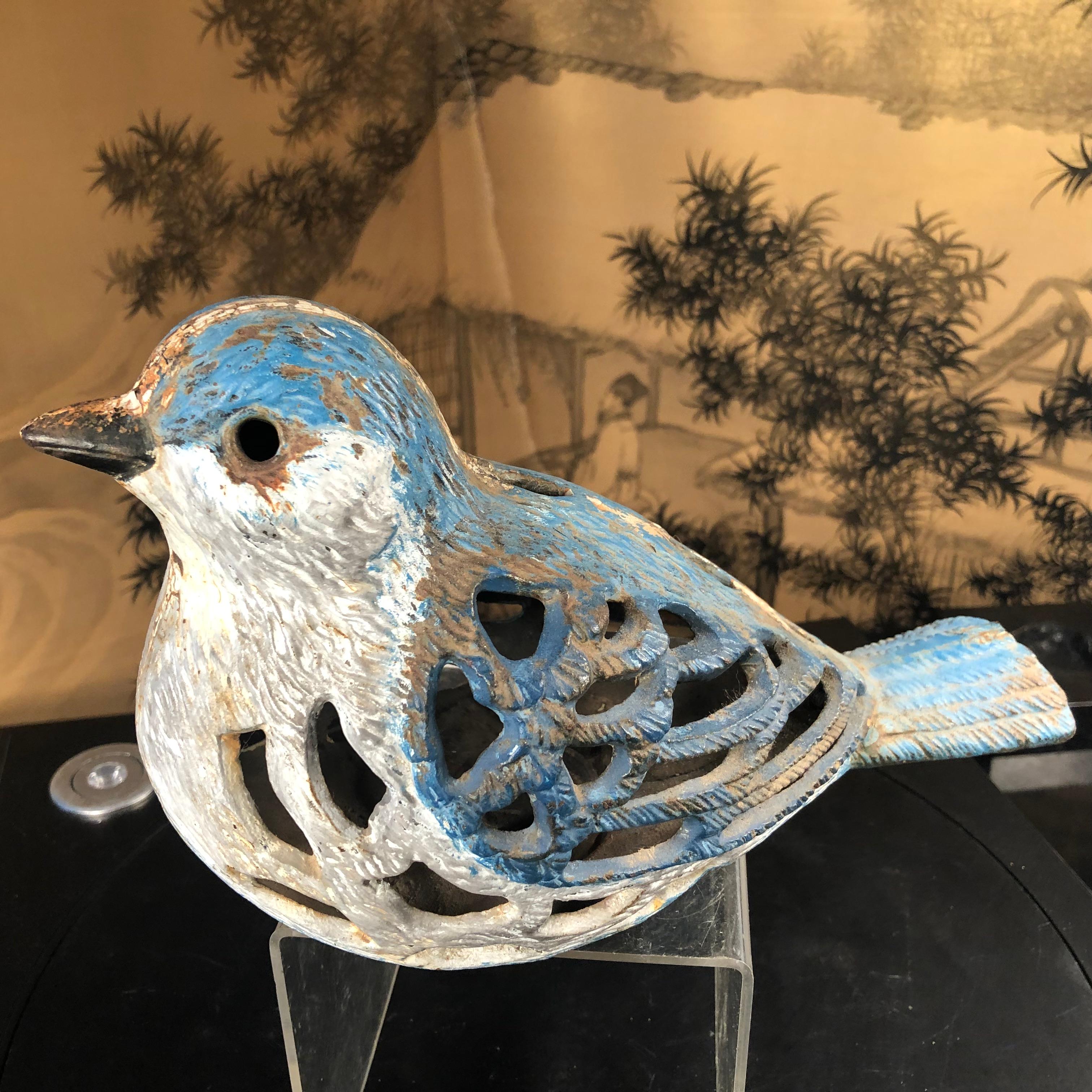 Japanese Japan Blue Bird Garden Lantern