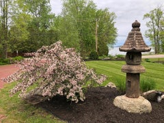 Japan Antique Granite Stone Lantern, Edo Period 19th Century