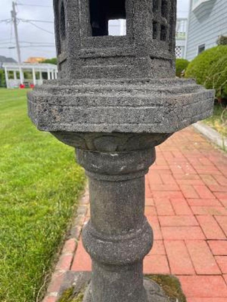Japan Antique Kasuga Stone Lantern, Fine Details 3