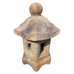 Japan Antique Okigata Moon And Sun Lantern