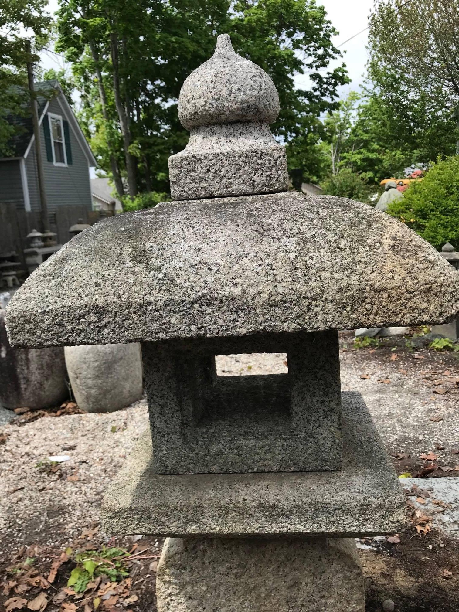 Taisho Japan Antique “Oribe” Granite Stone 