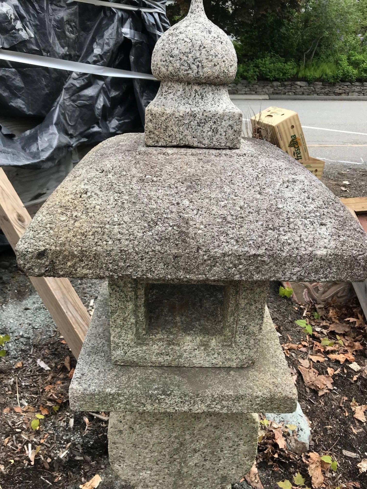 Japanese Japan Antique “Oribe” Granite Stone 