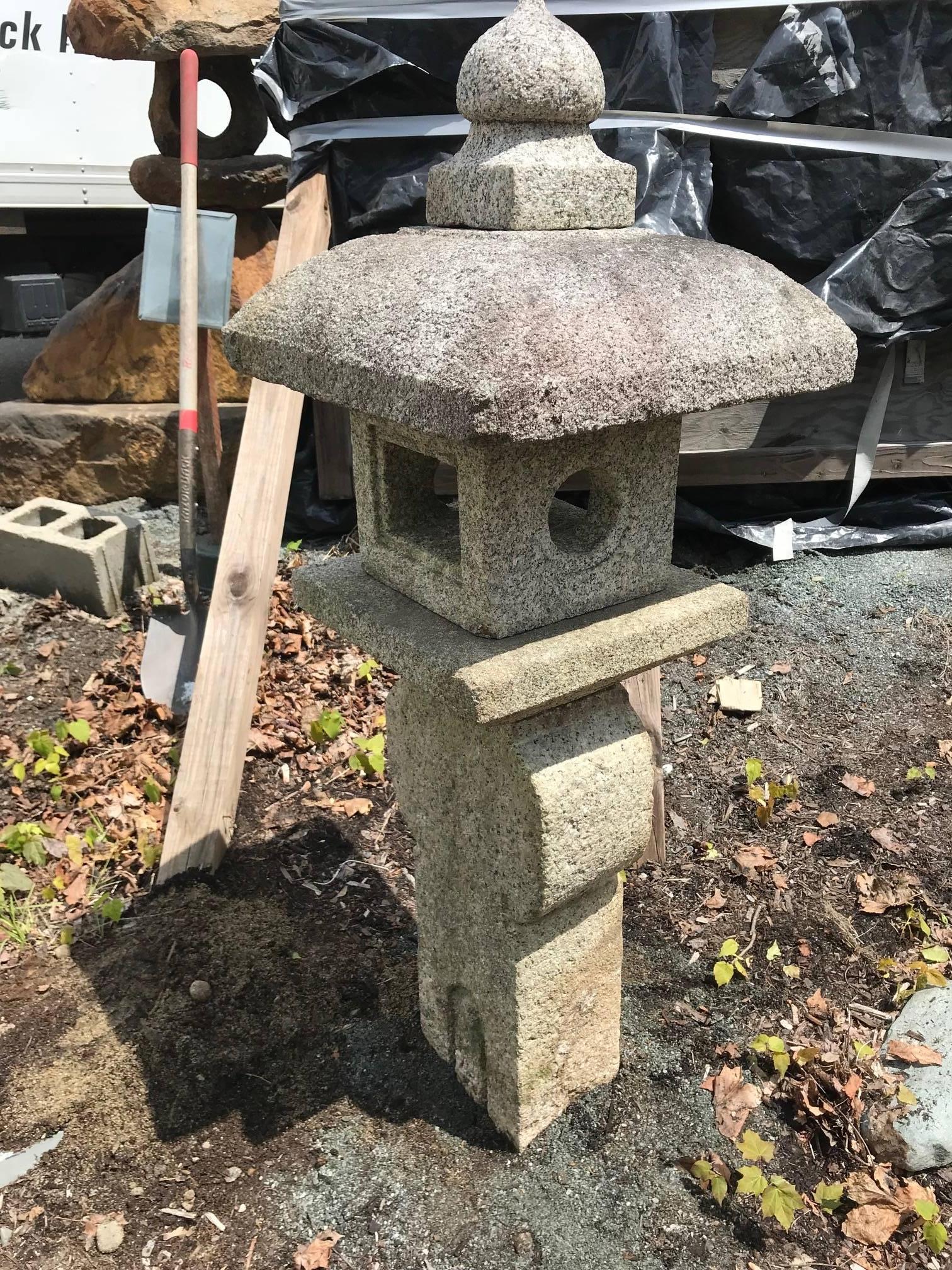 20th Century Japan Antique “Oribe” Granite Stone 