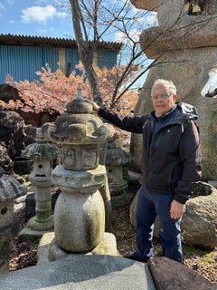 Japan Antique Stone Tea Garden Lantern, Stunning Design