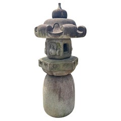 Japan Antique Zendo-ji Stone Tea Utensil Garden Lantern