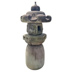Japan Antique Stone Tea Garden Lantern, Stunning Design