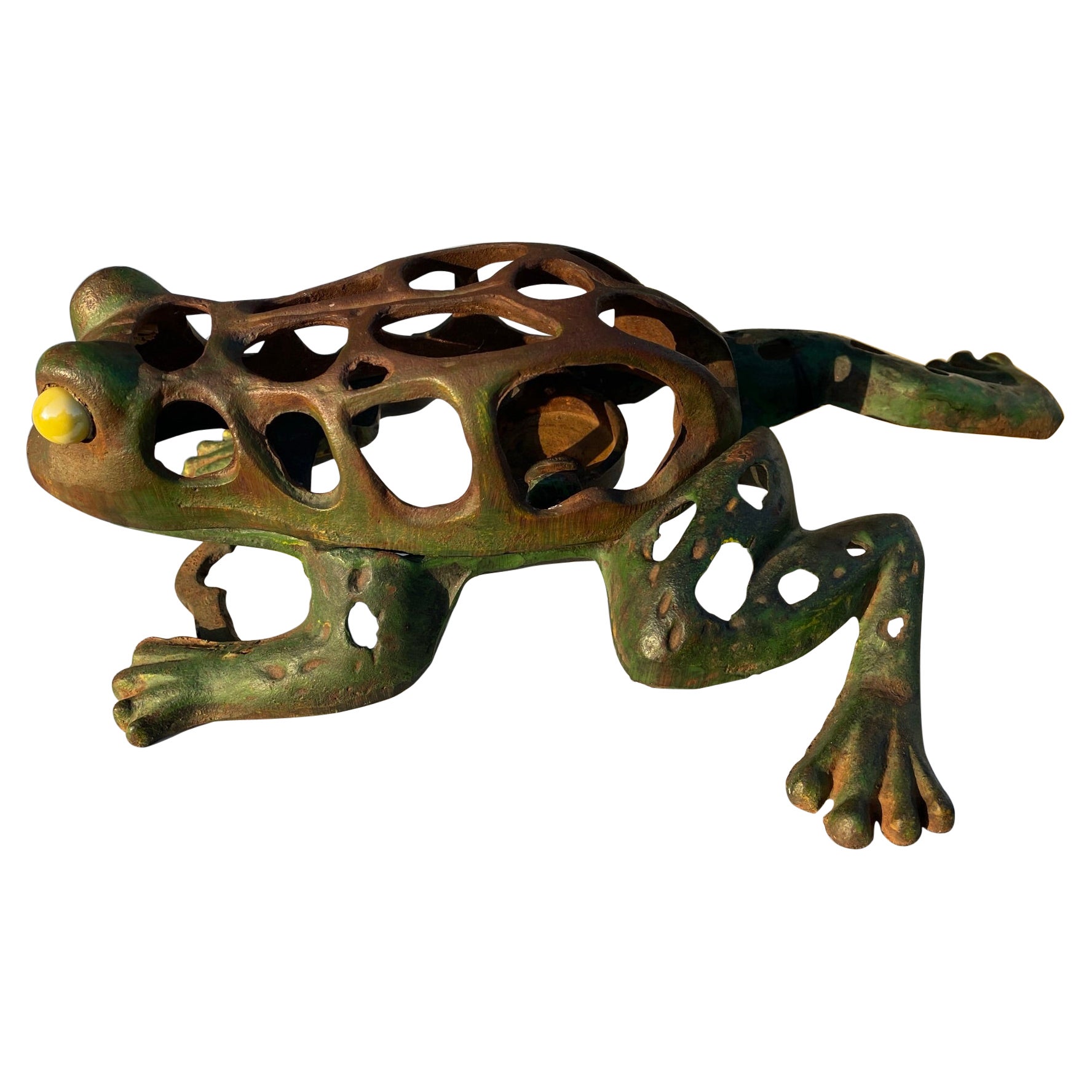 Japan Big Hand Painted Leaping Frog Lighting Lantern