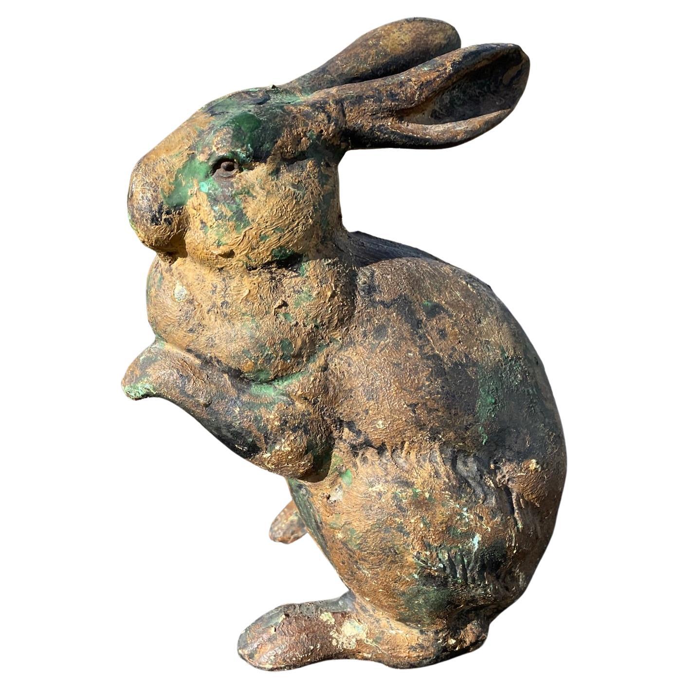 Victorian Trading Co Marcel The Blue Hare Bunny Rabbit Garden Figure 24E 