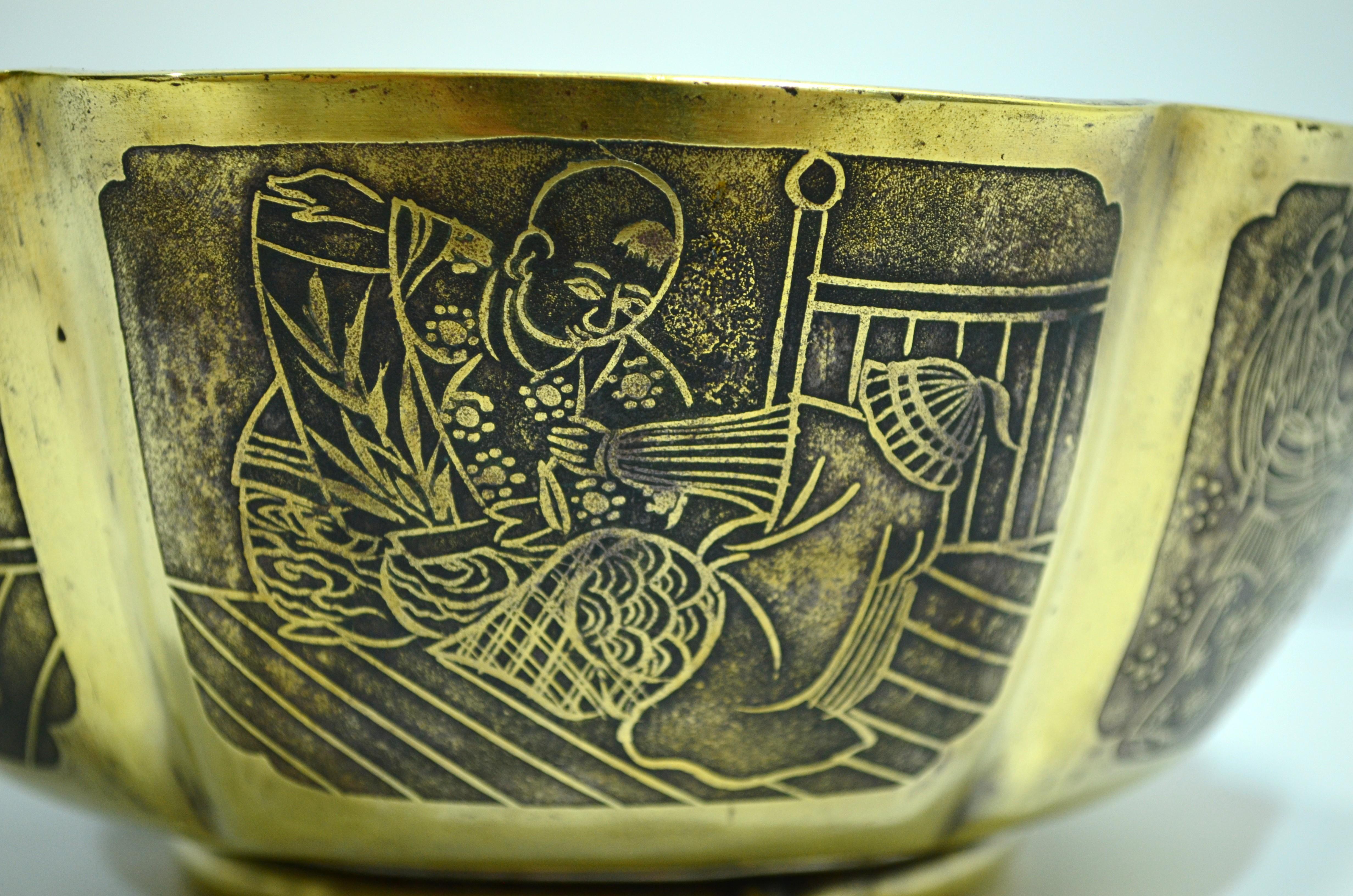 Japan bowl Meiji period In Excellent Condition For Sale In Argenteuil, IDF