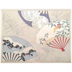 Japan Brilliant Color Fashion Woodblock Prints Album 40 Frameable Prints, 1933