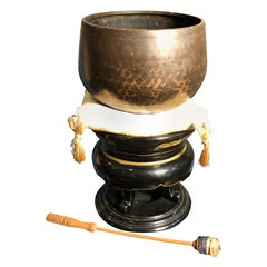 Japan Bronze Antique Meditation Bell Deep Soothing Sound Guaranteed to Please