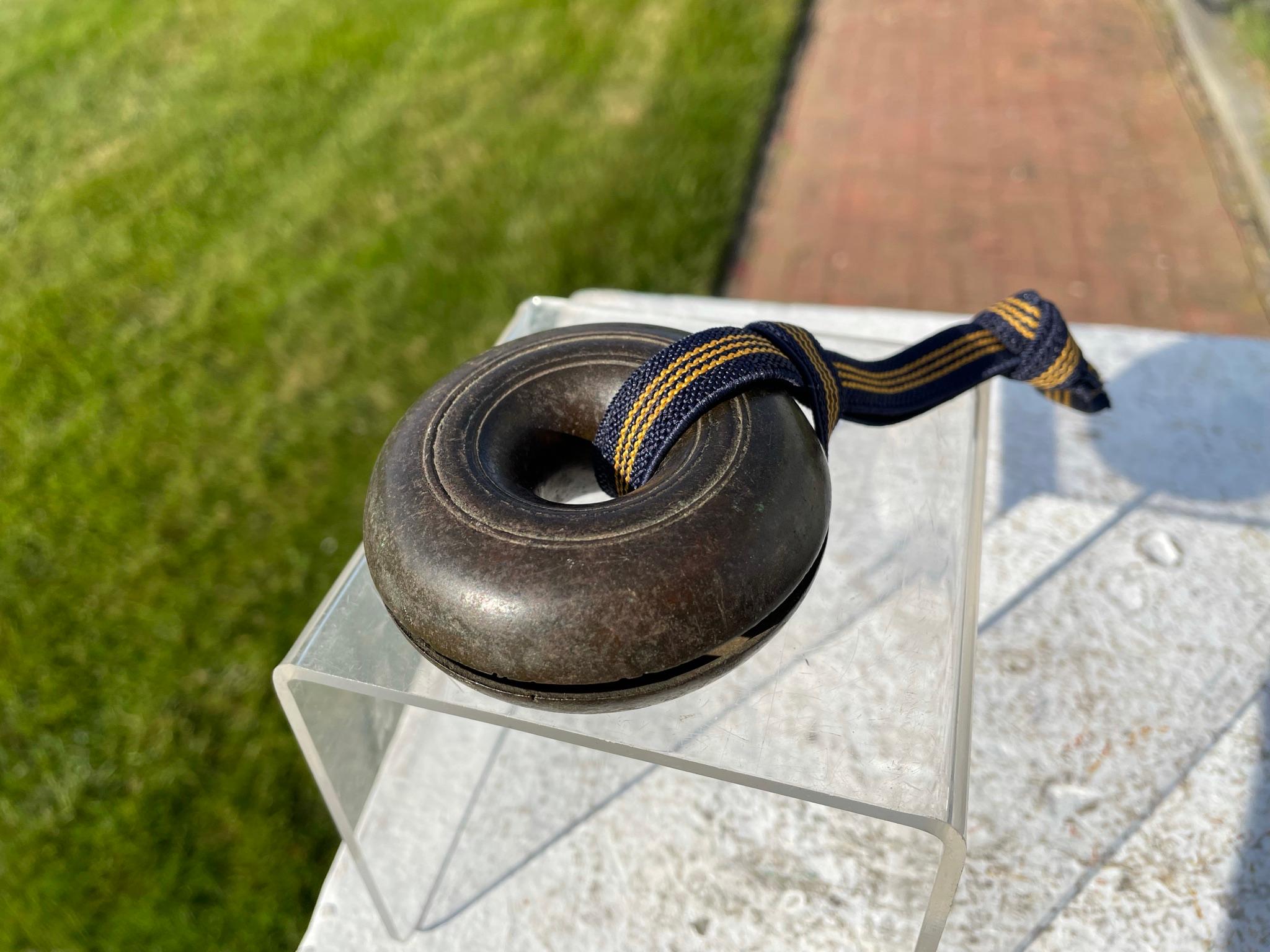 Japan Bronze Samurai 19th Century Horse Bell In Good Condition In South Burlington, VT