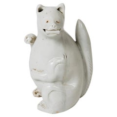 Japan ceramic inari fox Taisho era