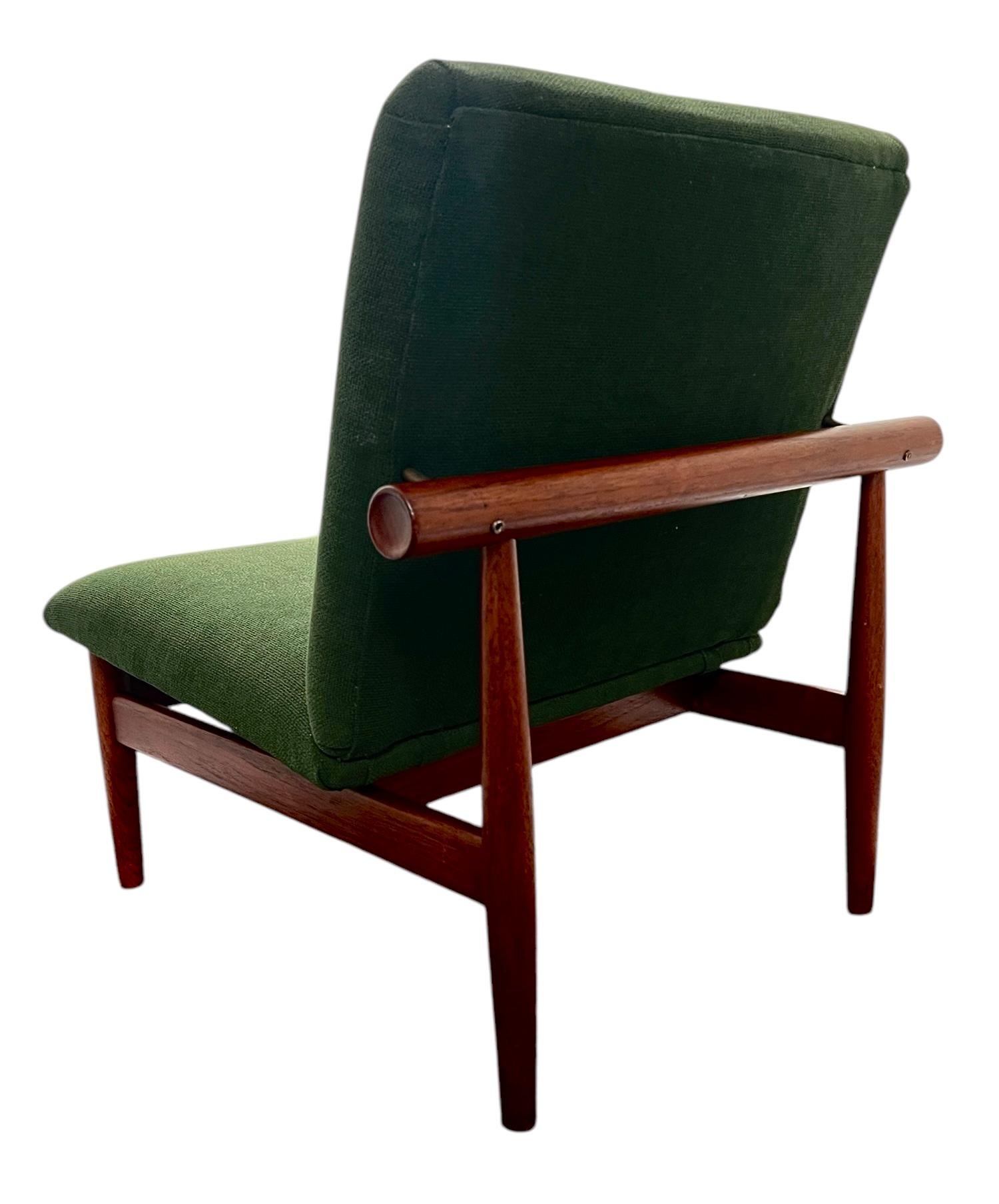 Scandinavian Modern Japan Chair by Finn Juhl for France & Daverkosen 1950's For Sale