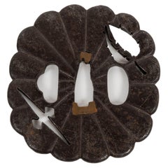 Japon chrysanthème tsuba