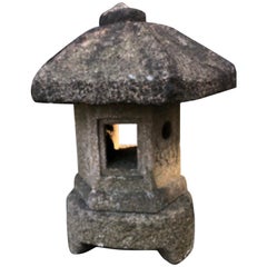 Japan Early Used "Okigata" Temple Shrine Lantern, Best in Class, 19th Century