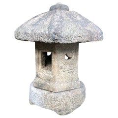 Japan Early Antique "Okigata" Temple Shrine Lantern, 19th Century