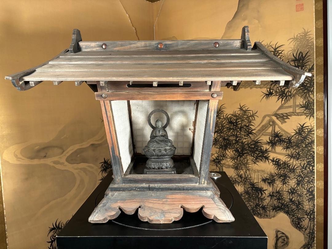 Japan Fine Bronze Seated Amidha Nyorai Buddha, 19thc. For Sale 6