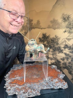 Japan Gold Gilt Good Luck Elephant Censer