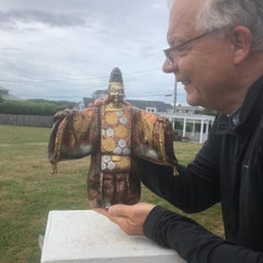 Japan Good Luck Happiness Bronze Noh Actor with Fine Details