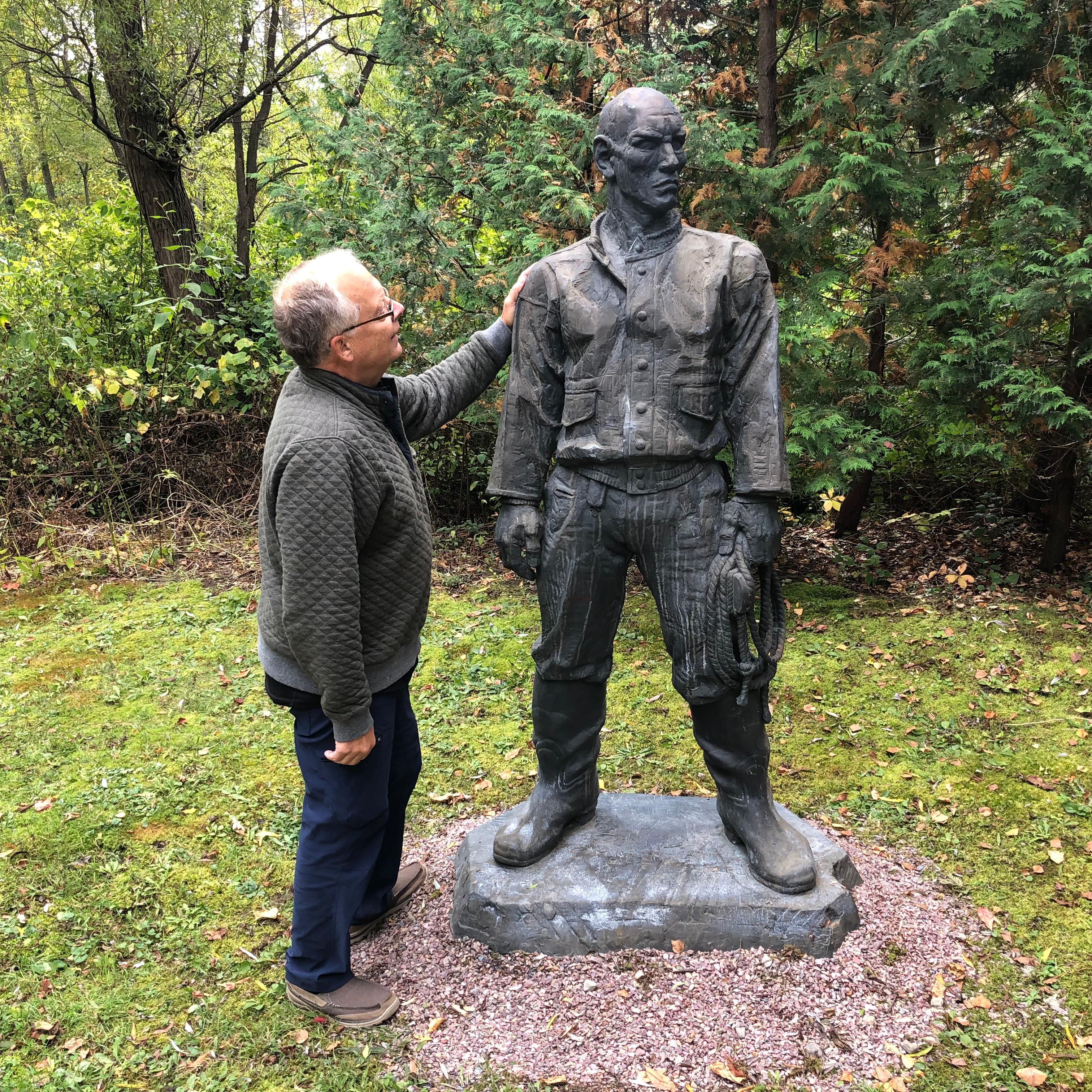 Mid-Century Modern Japan Important 1939 Bronze Life-Size 