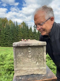 Japan Important Ancient Stone Temple Sculpture, 1600 AD