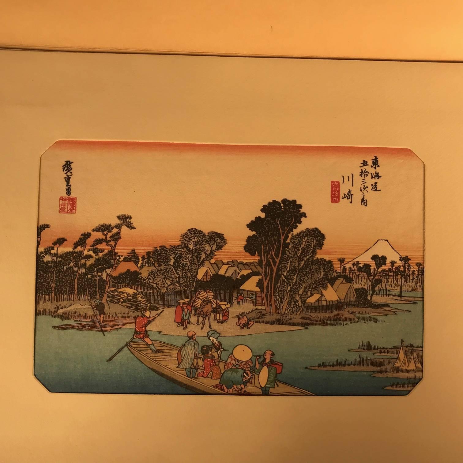 Japan Important Complete Collection 55 Woodblock Prints, 