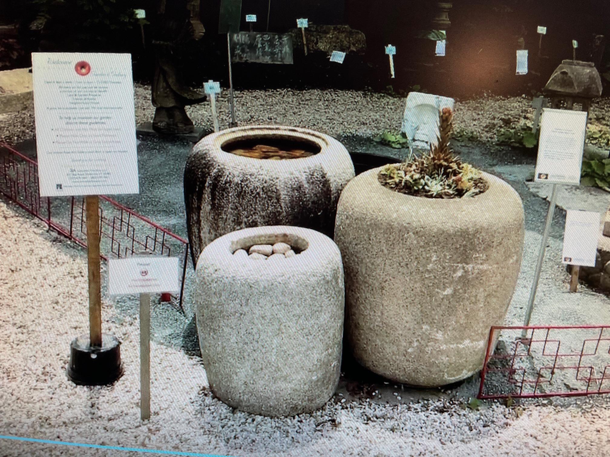 Grand bassin d'eau Tsukubai sculpté à la main, Natsume, au Japon en vente 3