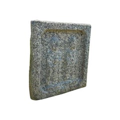 Japón Gran Escultura de Piedra Doble Buda Jizo