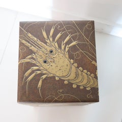 JAPAN Meiji Period 1870 Four Tiers Presentation Jubako Box Namiki Lacquer & Gold