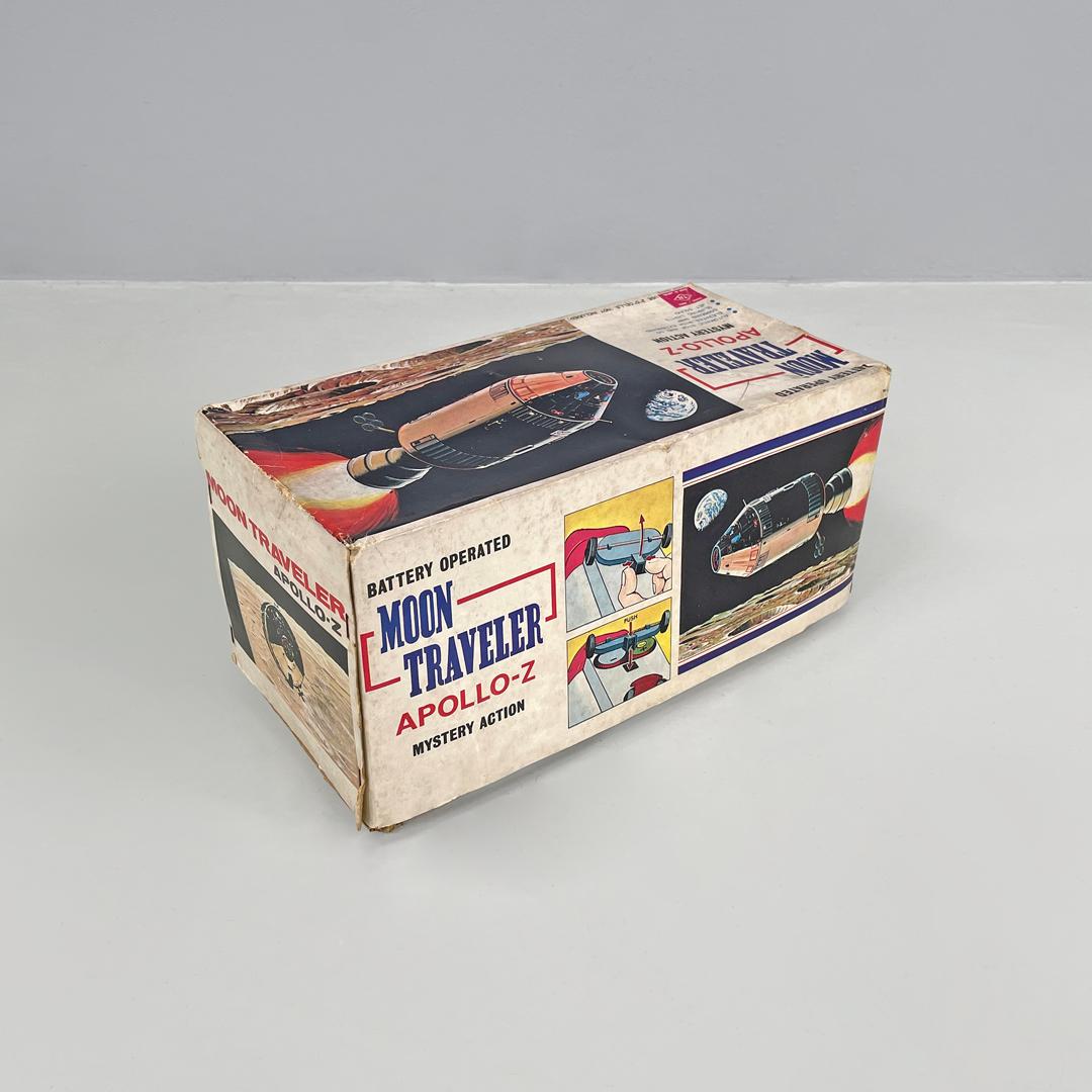 Giappone, metà del secolo scorso, astronave di latta Moon Traveler Apollo-z Nomura Toys, anni '60 1